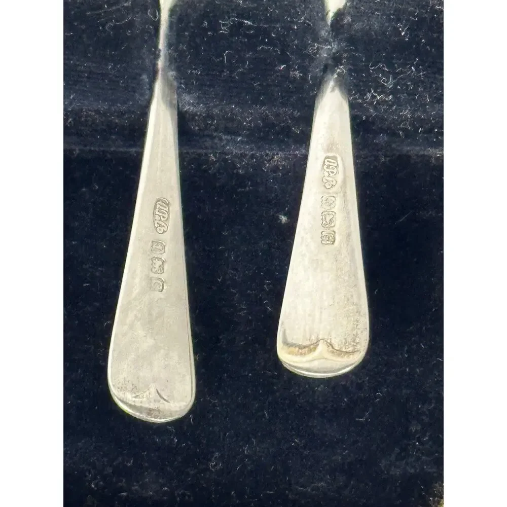 Douglas Pell Sterling Silver Spoons 1977 Jubilee London Hallmark Set